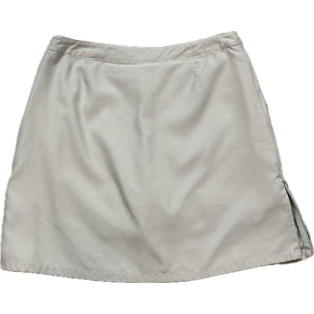 Patagonia Duway Skirt Built-in Shorts Side Zip 8‎ Tan Hiking Golf Athletic 58610